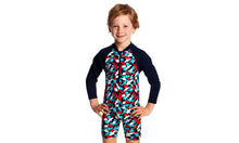 Load image into Gallery viewer, Toddler Boys Go Jump Suit Feeding Frenzy
