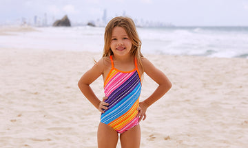 Toddler Girls Printed One Piece Fine Lines