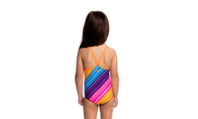 Load image into Gallery viewer, Toddler Girls Printed One Piece Fine Lines
