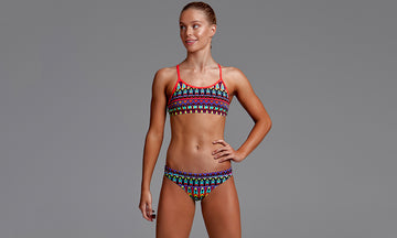 Girls Racerback Two Piece Fire Tribe