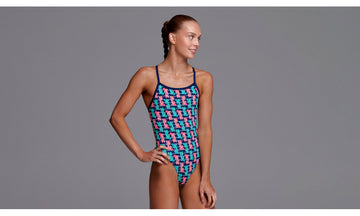 Girls Single Strap One Piece Fish Taco