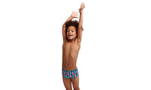 Load image into Gallery viewer, Toddler Boys Printed Trunks Fish Taco
