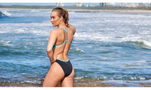 Load image into Gallery viewer, Womens Twisted One Piece FK Black
