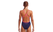 Load image into Gallery viewer, Girls Single Strap One Piece Flamingo Flood
