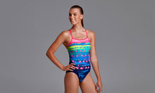 Load image into Gallery viewer, Womens Single Strap One Piece Flamingo Flood
