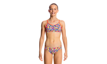 Girls Racerback Two Piece Flash Bomb