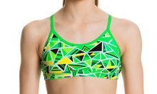 Load image into Gallery viewer, Girls Racerback Two Piece Fluro Fracture

