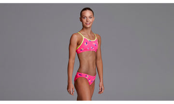 Girls Racerback Two Piece Fly Dragon