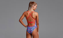 Load image into Gallery viewer, Girls Strapped In One Piece Fly Free
