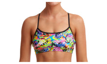 Load image into Gallery viewer, Womens Swim Crop Top Fossil Fuel
