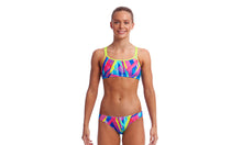 Load image into Gallery viewer, Girls Criss Cross Two Piece Frickin Laser
