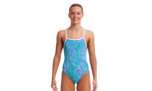 Load image into Gallery viewer, Girls Tie Me Tight One Piece Frozen Fire
