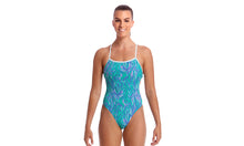 Load image into Gallery viewer, Womens Cut Away One Piece Frozen Fire
