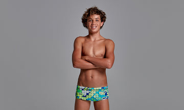Boys Classic Trunks Glow Rider