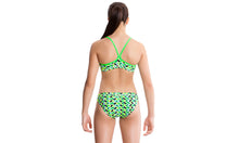 Load image into Gallery viewer, Girls Racerback Two Piece Golden Arms
