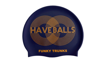 Silicone Swimming Cap Golden Balls