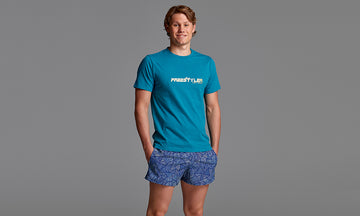Mens Crew Neck T-Shirt Golden Freestyler