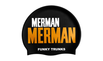 Silicone Swimming Cap Golden Merman