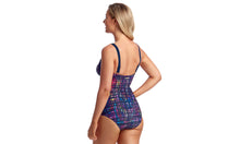Load image into Gallery viewer, Womens Ruched One Piece Grid Lock
