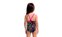 Load image into Gallery viewer, Toddler Girls Printed One Piece Hands Off
