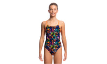 Load image into Gallery viewer, Girls Single Strap One Piece Hands Off
