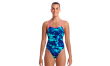 Load image into Gallery viewer, Womens Cut Away One Piece Hawaiian Skies
