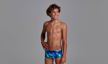 Boys Classic Trunks Hawaiian Skies
