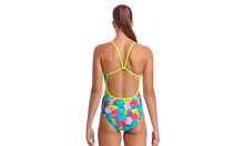 Load image into Gallery viewer, Womens Single Strap One Piece Hexy Back
