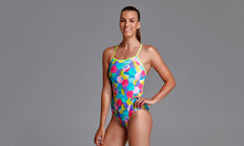 Load image into Gallery viewer, Womens Single Strap One Piece Hexy Back
