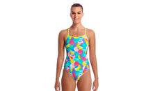 Load image into Gallery viewer, Womens Single Strap One Piece Hexy Back
