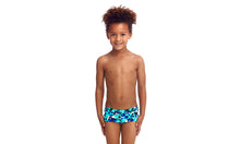 Load image into Gallery viewer, Toddler Boys Square Trunks Holy Sea
