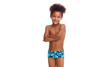 Toddler Boys Square Trunks Holy Sea