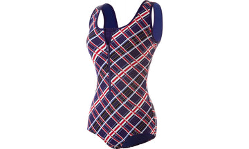 Womens Zip Front One Piece Honey Fitz