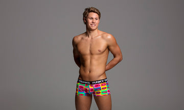 Mens Underwear Trunks Hot Lips