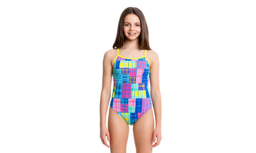 Girls Single Strap One Piece Hot Ness
