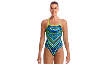 Load image into Gallery viewer, Womens Strapped In One Piece Ice Queen
