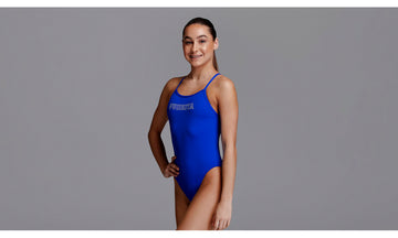 Girls Single Strap One Piece Ice