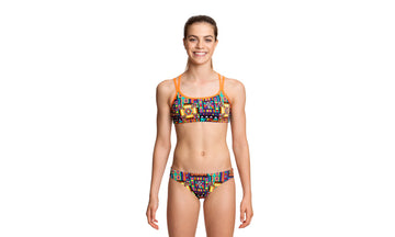 Girls Criss Cross Two Piece Inca Icon