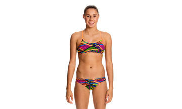 Girls Racerback Two Piece Jungle Jagger