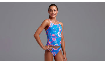 Girls Tankini & Brief Two Piece Lacy In The Sky