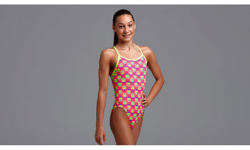 Girls Single Strap One Piece Lady Birdie