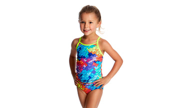 Toddler Girls Tankini & Brief Two Piece Layer Cake