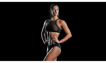 Womens Hi Light Swim Top Leather Skin