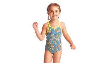Toddler Girls Printed One Piece Leave Me