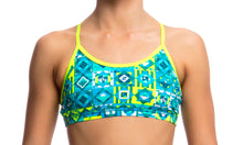 Load image into Gallery viewer, Girls Racerback Two Piece Lime Light
