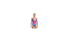 Load image into Gallery viewer, Girls Single Strap One Piece Lime Light

