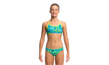 Load image into Gallery viewer, Girls Racerback Two Piece Lime Light
