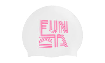 Silicone Swimming Cap Lined Up