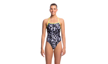Womens Strapped In One Piece Midnight Assassin