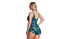 Load image into Gallery viewer, Womens Zip Front One Piece Midnight Marble
